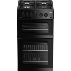 Beko KDVG593K 50cm wide Gas Cooker with Gas Grill - Black - A+ Rated, Black Beko KDVG593K 50cm wide Gas Cooker with Gas Grill - Black - A+ Rated, Black