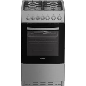 Indesit I5G3PMX 50cm Wide Single Oven Dual Fuel Cooker - Stainless Steel, Stainless Steel Indesit I5G3PMX 50cm Wide Single Oven Dual Fuel Cooker - Stainless Steel, Stainless Steel