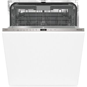 Hisense HV643D90UK Fully Integrated Full Size Dishwasher - Stainless Steel Control Panel with Fixed Door Hinge Kit - D Rated, Stainless Steel Hisense HV643D90UK Fully Integrated Full Size Dishwasher - Stainless Steel Control Panel with Fixed Door Hinge Kit - D Rated, Stainless Steel