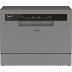 Candy RapidÓ CP 6E51LS-80 Table Top Dishwasher - Anthracite - E Rated, Grey Candy RapidÓ CP 6E51LS-80 Table Top Dishwasher - Anthracite - E Rated, Grey