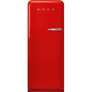 Smeg 50s Style Retro Left Hand Hinge FAB28LRD6UK 153cm Small Fridge with Ice Box - Red - C Rated, Red Smeg 50s Style Retro Left Hand Hinge FAB28LRD6UK 153cm Small Fridge with Ice Box - Red - C Rated, Red
