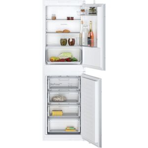 NEFF N30 KI7851SE0G 177cm 50/50 Integrated Frost Free Fridge Freezer with Sliding Door Hinge - White - E Rated, White NEFF N30 KI7851SE0G 177cm 50/50 Integrated Frost Free Fridge Freezer with Sliding Door Hinge - White - E Rated, White