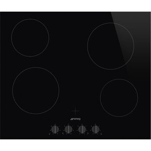 Smeg Cucina SE364TDMB 60cm Ceramic Hob - Black, Black Smeg Cucina SE364TDMB 60cm Ceramic Hob - Black, Black
