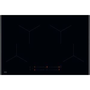AEG 5000 TO84IA00FB 78cm Induction Hob - Black, Black AEG 5000 TO84IA00FB 78cm Induction Hob - Black, Black