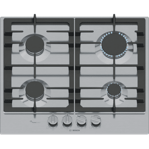 Bosch Series 6 PCP6A5I90 58cm Gas Hob - Stainless Steel, Stainless Steel Bosch Series 6 PCP6A5I90 58cm Gas Hob - Stainless Steel, Stainless Steel