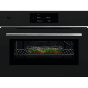 AEG CombiQuick TK8NK721T 49 Litre 46cm High, Built In Combination Microwave Oven - Black, Black AEG CombiQuick TK8NK721T 49 Litre 46cm High, Built In Combination Microwave Oven - Black, Black