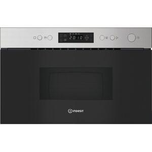 Indesit IM K12 XUK 22 Litre 38cm High, Built In Small Microwave with Grill - Stainless Steel, Stainless Steel Indesit IM K12 XUK 22 Litre 38cm High, Built In Small Microwave with Grill - Stainless Steel, Stainless Steel