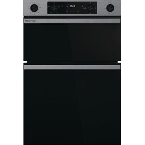 Hisense Hi6 BID914221CX Built In Electric Double Oven - Stainless Steel - A/A Rated, Stainless Steel Hisense Hi6 BID914221CX Built In Electric Double Oven - Stainless Steel - A/A Rated, Stainless Steel