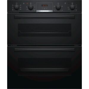 Bosch Series 4 NBS533BB0B Built Under Electric Double Oven - Black - A/B Rated, Black Bosch Series 4 NBS533BB0B Built Under Electric Double Oven - Black - A/B Rated, Black