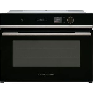 Fisher & Paykel Series 7 Contemporary OS60NDLX1 Built In Compact Steam Oven - Black / Stainless Steel, Black Fisher & Paykel Series 7 Contemporary OS60NDLX1 Built In Compact Steam Oven - Black / Stainless Steel, Black