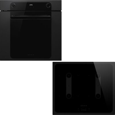 Smeg AOSF6200I Built In Electric Single Oven and Induction Hob Pack - Black - A Rated, Black Smeg AOSF6200I Built In Electric Single Oven and Induction Hob Pack - Black - A Rated, Black