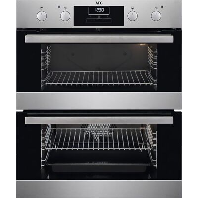 AEG DUB331110M Built Under Electric Double Oven - Stainless Steel - A/A Rated, Stainless Steel AEG DUB331110M Built Under Electric Double Oven - Stainless Steel - A/A Rated, Stainless Steel