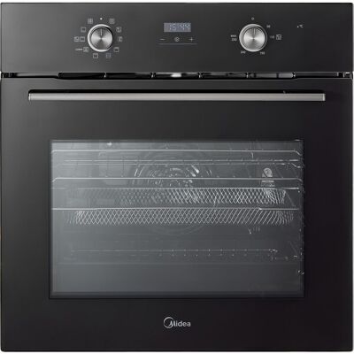 Midea Xpress Fry MBO65M90D2-BK Built In Electric Single Oven - Black - A+ Rated, Black Midea Xpress Fry MBO65M90D2-BK Built In Electric Single Oven - Black - A+ Rated, Black