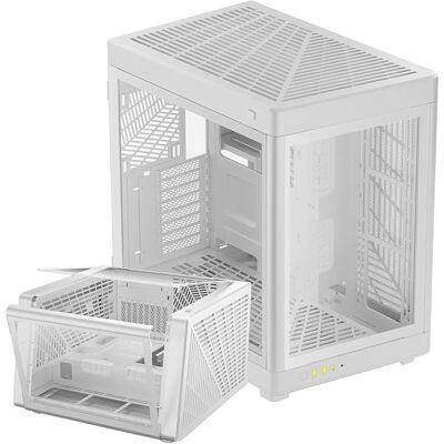 GAMDIAS NESO P1 Dual Chamber EATX Full Tower Gaming PC Case - White GAMDIAS NESO P1 Dual Chamber EATX Full Tower Gaming PC Case - White