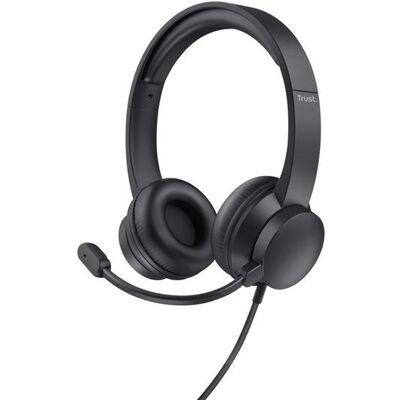 Trust Ayda Headset - Black Trust Ayda Headset - Black