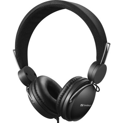 Sandberg MiniJack Headset with Line-Mic 3.5mm - Black (126-34) Sandberg MiniJack Headset with Line-Mic 3.5mm - Black (126-34)