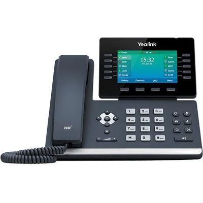 Yealink SIP-T54W IP Desk Phone with Wired Handset - Black Yealink SIP-T54W IP Desk Phone with Wired Handset - Black