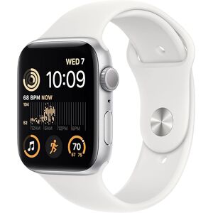 Apple Watch SE 2nd Gen Smartwatch 44mm Silver Aluminium White Sport Band S/M Apple Watch SE 2nd Gen Smartwatch 44mm Silver Aluminium White Sport Band S/M