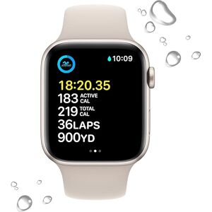 Apple Watch SE 2nd Gen Smartwatch 44mm Starlight Aluminium Starlight Sport Band S/M Apple Watch SE 2nd Gen Smartwatch 44mm Starlight Aluminium Starlight Sport Band S/M