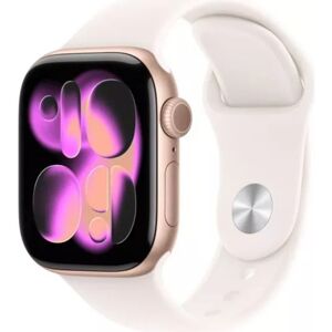 Apple Watch Series 11 - 42 mm Rose Gold Aluminium Case with Light Blush Sport Band Apple Watch Series 11 - 42 mm Rose Gold Aluminium Case with Light Blush Sport Band