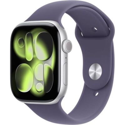 Apple Watch Series 11 Smartwatch 46mm Silver Aluminium Purple Fog Sport Band M/L Apple Watch Series 11 Smartwatch 46mm Silver Aluminium Purple Fog Sport Band M/L