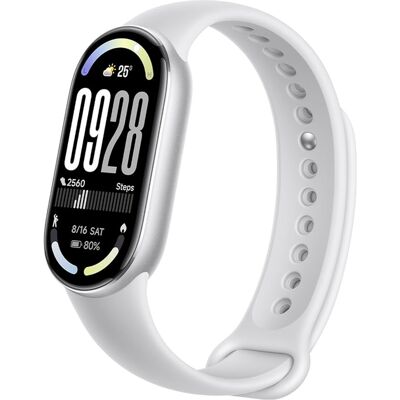 Xiaomi Smart Band 10 Fitness Tracker, 1.72" AMOLED, 21-Day Battery, 5ATM - Silver Xiaomi Smart Band 10 Fitness Tracker, 1.72" AMOLED, 21-Day Battery, 5ATM - Silver