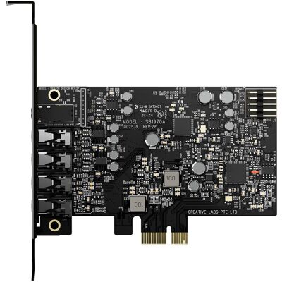 Creative Labs Sound Blaster Audigy Fx Pro Hi-res PCI-e Sound Card with 7.1 Discrete and Virtual Surround, and AutoEq for PC Creative Labs Sound Blaster Audigy Fx Pro Hi-res PCI-e Sound Card with 7.1 Discrete and Virtual Surround, and AutoEq for PC