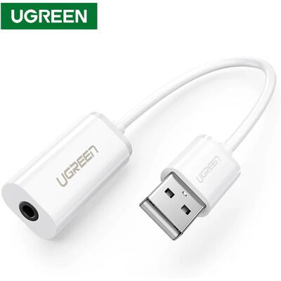 Ugreen Sound Card Adapter TRRS USB to 3.5mm Audio Stereo Aux External Converter Ugreen Sound Card Adapter TRRS USB to 3.5mm Audio Stereo Aux External Converter