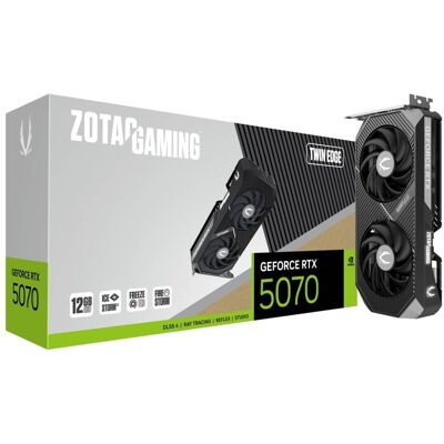 ZOTAC GAMING GeForce RTX 5070 Twin Edge SFF 12GB GDDR7 Graphics Card ZOTAC GAMING GeForce RTX 5070 Twin Edge SFF 12GB GDDR7 Graphics Card
