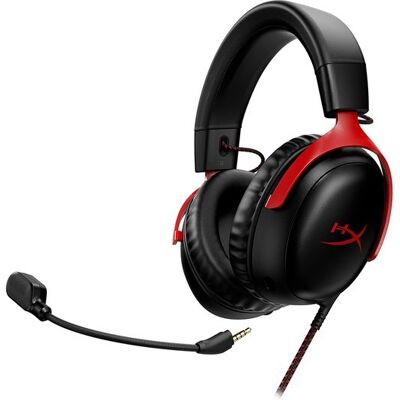 HyperX Cloud III Headphones Black Red HyperX Cloud III Headphones Black Red