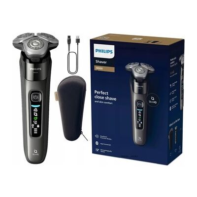 Philips Shaver Series 9000 S9975/35 Wet & Dry Electric Shaver with SkinIQ & Travel Case – Chrome Silver Philips Shaver Series 9000 S9975/35 Wet & Dry Electric Shaver with SkinIQ & Travel Case – Chrome Silver