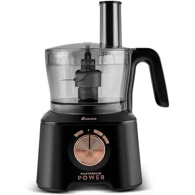 Karaca Mastermaid Power Max Food Processor Matte Black & Copper Karaca Mastermaid Power Max Food Processor Matte Black & Copper