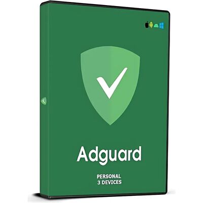 AdGuard Personal Lifetime Licence for 3 Devices AdGuard Personal Lifetime Licence for 3 Devices