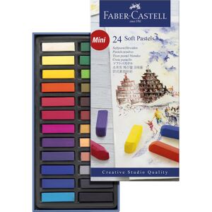 Faber Castell Creative Studio Half-Stick Soft Pastels, Wallet of 24 Faber Castell Creative Studio Half-Stick Soft Pastels, Wallet of 24