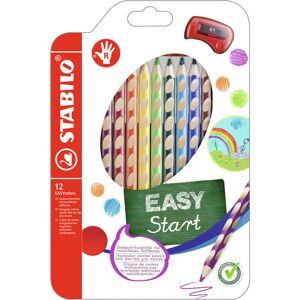 STABILO EASYcolors - Ergonomic Colouring Pencil - Right-Handed - Pack of 12 - Assorted Colours with Sharpener STABILO EASYcolors - Ergonomic Colouring Pencil - Right-Handed - Pack of 12 - Assorted Colours with Sharpener