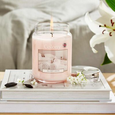 Wax Lyrical - Colony Large Candle Jar Duvet Days - Candle Wax Lyrical - Colony Large Candle Jar Duvet Days - Candle
