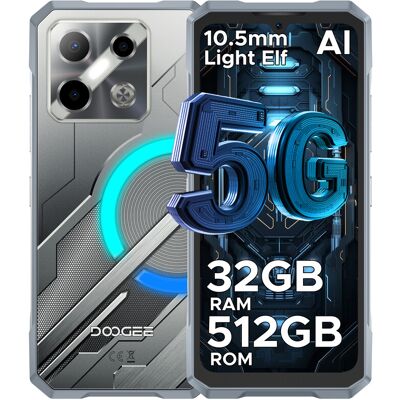 DOOGEE Blade GT Pro 5G Rugged Smartphone 2025, 32GB RAM + 512GB ROM, 120Hz 6.72-inch FHD+ Display, 100MP AI Camera, Android Mobile Phone with 5G Dual SIM, Face & Finger ID, NFC DOOGEE Blade GT Pro 5G Rugged Smartphone 2025, 32GB RAM + 512GB ROM, 120Hz 6.72-inch FHD+ Display, 100MP AI Camera, Android Mobile Phone with 5G Dual SIM, Face & Finger ID, NFC