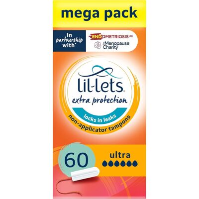 Lil-Lets - Non-Applicator Ultra Tampons - Ultra - Tampons Lil-Lets - Non-Applicator Ultra Tampons - Ultra - Tampons