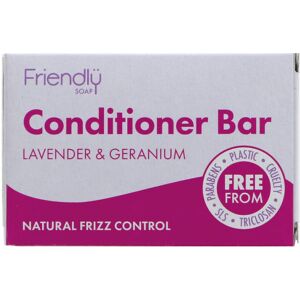 Friendly Soap Lavender & Geranium Conditioner Bar - 90g Friendly Soap Lavender & Geranium Conditioner Bar - 90g