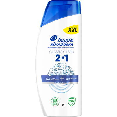 HEAD&SHOULDERS Head & Shoulders Classic Clean 2in1 Anti Dandruff Shampoo Refreshing Clean Scent 625ml HEAD&SHOULDERS Head & Shoulders Classic Clean 2in1 Anti Dandruff Shampoo Refreshing Clean Scent 625ml