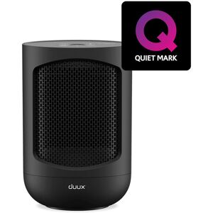 Duux Zone Personal Fan Heater – 1500W Ceramic, 60° Oscillation, 3 Heat Settings, Portable – Black, DXCH41UK Duux Zone Personal Fan Heater – 1500W Ceramic, 60° Oscillation, 3 Heat Settings, Portable – Black, DXCH41UK
