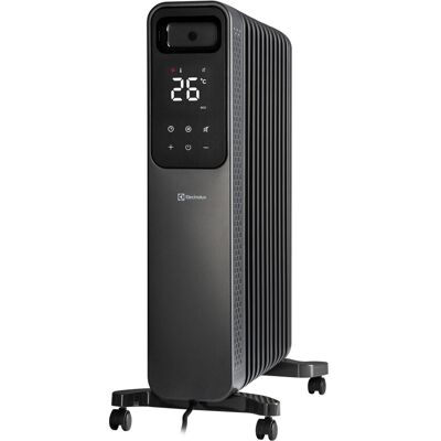 Electrolux Oil Filled Radiator – 2400W Heating Power, Adjustable Thermostat, Portable Design, Grey HEA2014ELGRY Electrolux Oil Filled Radiator – 2400W Heating Power, Adjustable Thermostat, Portable Design, Grey HEA2014ELGRY