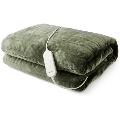 Morphy Richards EverCosy Large Fleece Electric Heated Throw – Green, 610004 Morphy Richards EverCosy Large Fleece Electric Heated Throw – Green, 610004