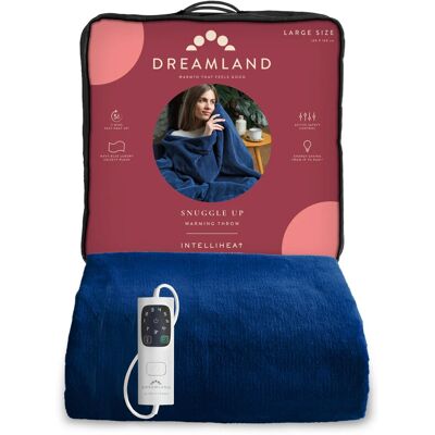 Dreamland Snuggle Up Warming Throw-Navy 120X160cm Dreamland Snuggle Up Warming Throw-Navy 120X160cm