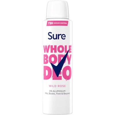 Sure - Wild Rose - Aluminium Free - Deodorant Spray Sure - Wild Rose - Aluminium Free - Deodorant Spray