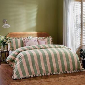 Wylder Duvet Cover Set Bridie Pink/Green Single Wylder Duvet Cover Set Bridie Pink/Green Single
