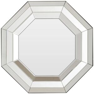 Interiors by Premier Wall Mirror Petillo Octagonal Silver Interiors by Premier Wall Mirror Petillo Octagonal Silver