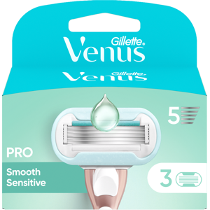 Venus Pro Smooth Sensitive Razor Blades x 3 Venus Pro Smooth Sensitive Razor Blades x 3