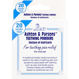 Ashton & Parsons Teething Pain Relief Powders 6+ Months 20 Sachet Pack Ashton & Parsons Teething Pain Relief Powders 6+ Months 20 Sachet Pack