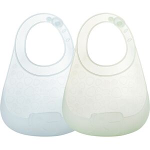 Bc Babycare Superlight Silicone Bib 2 Pieces,BPA-Free Blue + Green Bc Babycare Superlight Silicone Bib 2 Pieces,BPA-Free Blue + Green